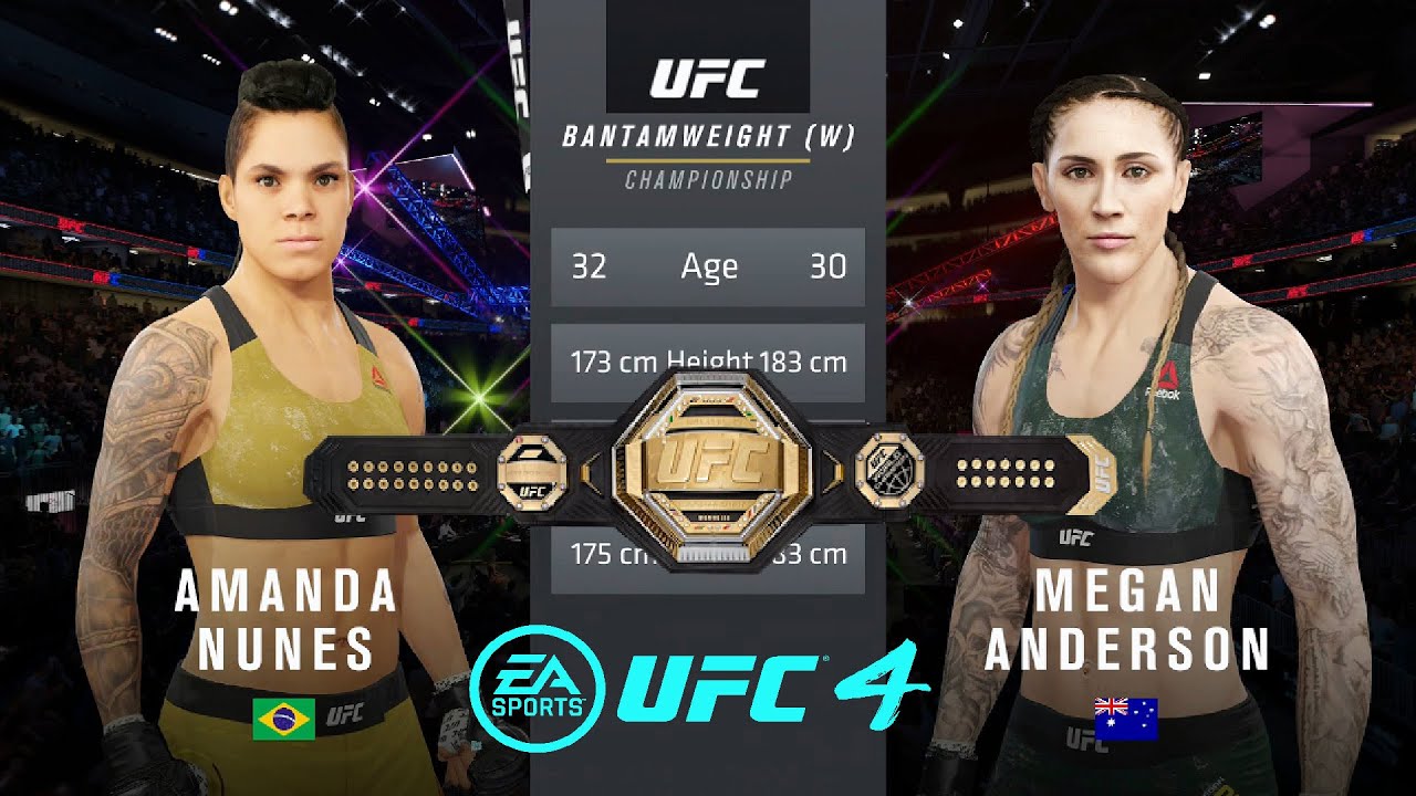 Amanda Nunes Vs Megan Anderson Full Fight Ufc 259 Part 1 Mma Video