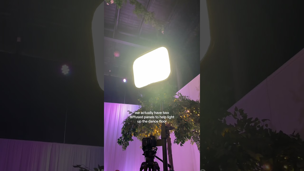 Why LIGHTING is so IMPORTANT when filming WEDDINGS? 🤩 