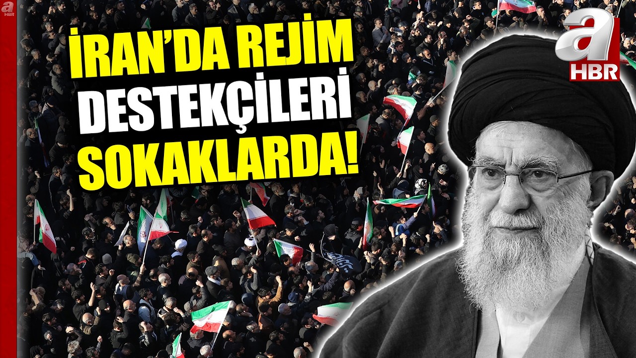 Hamaney Öldü, Rejim Destekçileri Sokaklarda! | A Haber