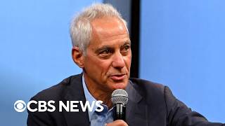 Rahm Emanuel calls to end unconditional U.S. support for Israel in Tel Aviv