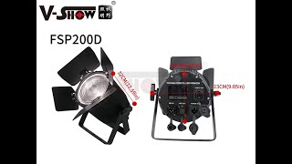 200W Waterproof & silent fresnel spotlight  for church screenshot 5