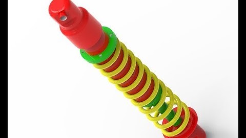 Solid edge tutorial - 39 l Shock absorber solid edge.