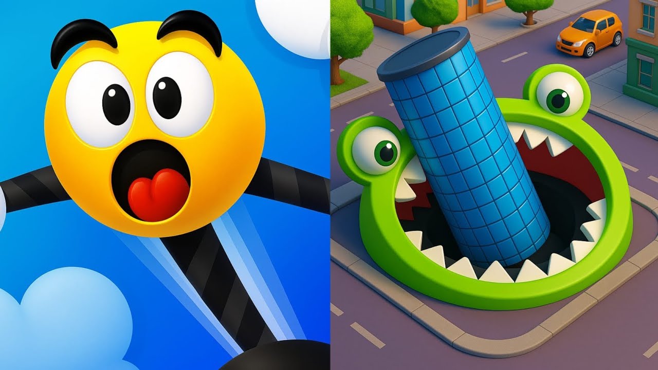 🤸🕳️ Stretch Guy X Hole.io – Stretch Far & Swallow It All! 😱🔥