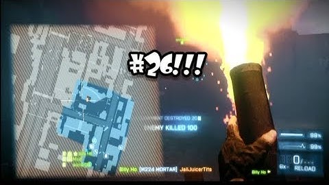 BF3: Mortar killing on Bazaar (XBOX 360 GAMEPLAY)