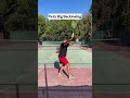 Tennis Forehand Swing Sizes: Small to Huge 🎾 #shorts