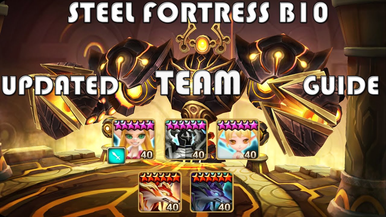Summoners War STEEL FORTRESS B10 Updated SAFE Team Guide (All You