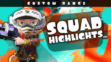S+ 99 Splatoon Custom Range Blaster Gameplay - Highlights w/ Friends