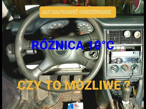 Naprawa ogrzewania w #audi 80 #ogrzewanie #nagrzewnica