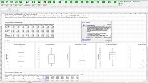 Sessions 7 & 8 XLSTAT Steps