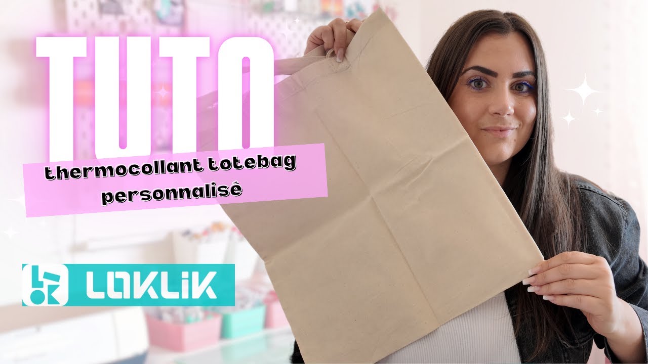 PERSONNALISE TON TOTE BAG FACILEMENT AVEC LOKLIK ! ULTRA FACILE ! 