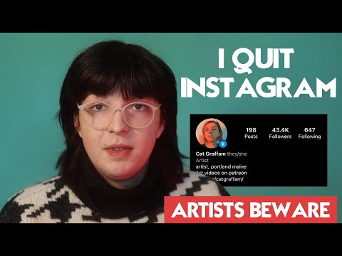 Instagram कलाकारांचा तिरस्कार करते (म्हणून मी सोडले) | कलाकार सावध रहा