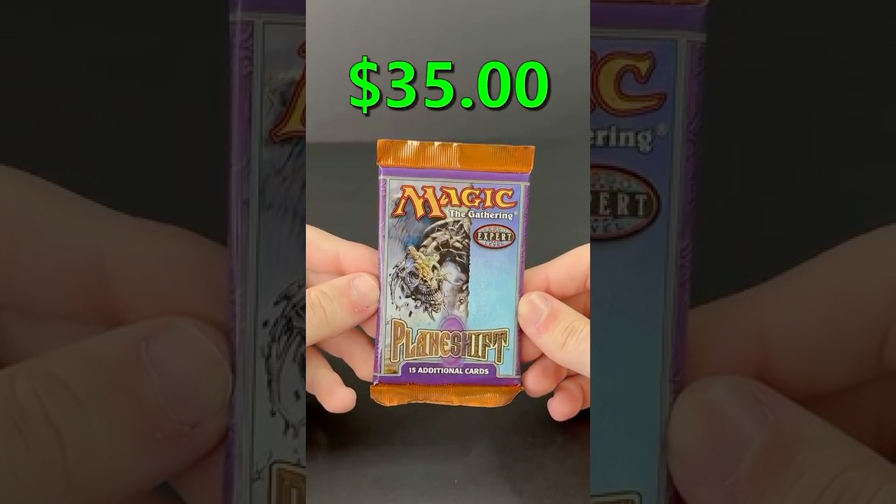 Opening a Planeshift Booster Pack from 2001 #mtg #magicthegathering  #mtgcommander - YouTube