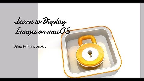 How to pick image from finder and display in imageview for macos using swift and appkit