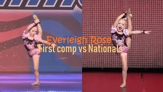 Everleigh Rose solo- first competition VS nationals