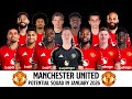 Man United Possible Squad In January 2026 Man Utd Potential Squad Baleba Anderson Semenyo
