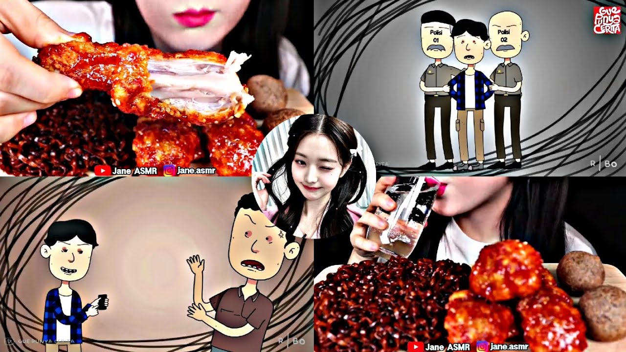 Gua punya cerita🍪🌷& Asmr Mukbang [Gaya elit hidup sulit] Crby:Jane asmr 🍝🍙