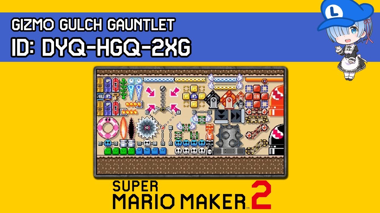 Gizmo Gulch Gauntlet - Super Mario Maker 2 AMAZING Level Showcase