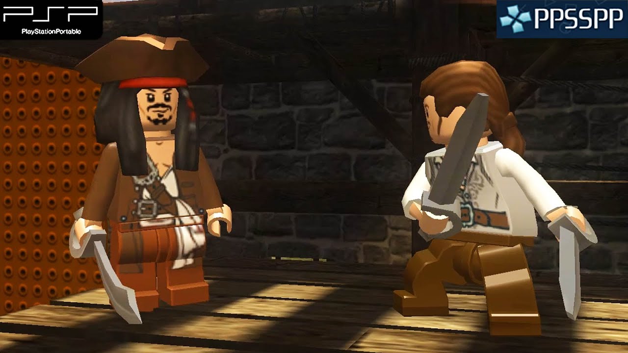 Lego Pirates of the Caribbean: The Video Game - PSP Gameplay 1080p (PPSSPP)