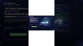 Full stack NodeJS application, Postresql, and Redis deployment with NEXUS AI CLI , Claude prompts