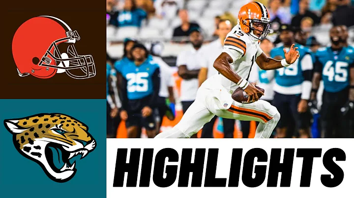 Josh Dobbs Highlights vs Jaguars | NFL Preseason W...