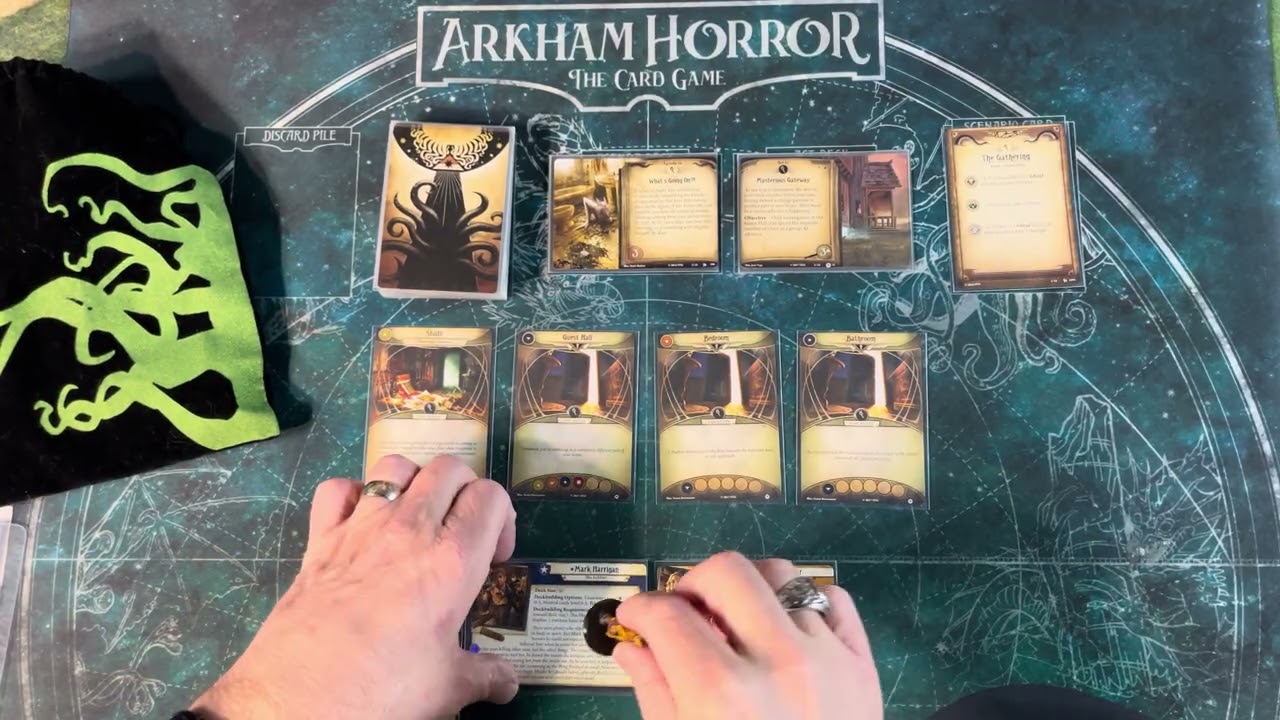 arkham horror card game solo play Ep. 1: Arkham Horror the Card Game: Solo Actual Play: magehammer Style