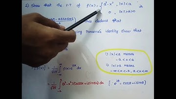 Fourier Transforms Problem 2~Video 26