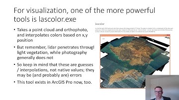 Geovisualization  06c  Lidar III   Advanced Lidar Visualization
