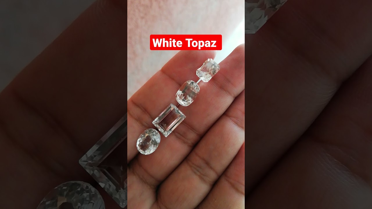 Beautiful Natural White Topaz,