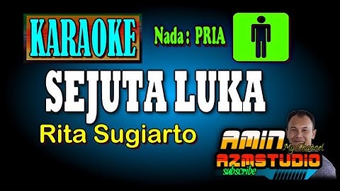 SEJUTA LUKA Rita Sugiarto KARAOKE Nada PRIA