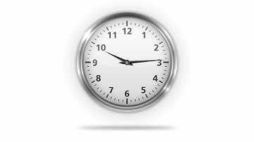 Animated Clock Stock Motion Graphics