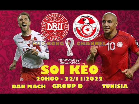 Giải Bóng Đá Đan Mạch - Soi kèo Đan Mạch vs Tunisia 20h00 ngày 22/11/2022 - Lượt 1 Bảng D World Cup 2022