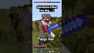 Herobrine killed my dog… :(