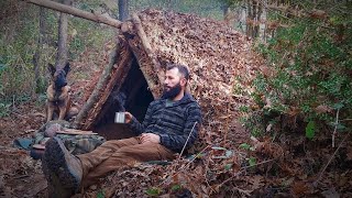 Winter Bushcraft Camping in Underground Bunker Digging ... | Doovi