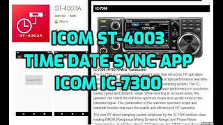 ST4003A - Time Sync app- ICOM IC-7300 - PC screenshot 2