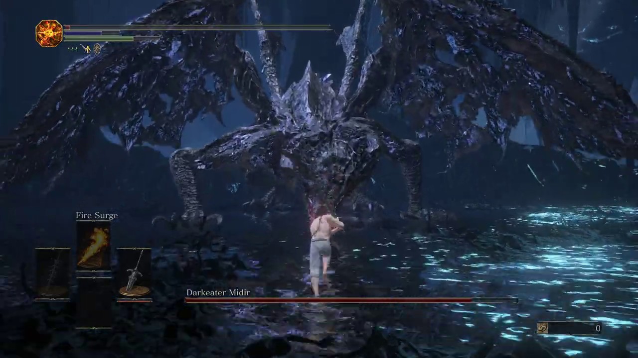 DARK SOULS III - Darkeater Midir - No Damage - Sl45 - Ng+ - YouTube