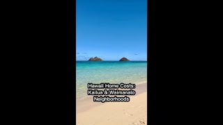 Do you know how much a home costs in the Kailua and Waimanalo neighborhoods on the island of Oahu?