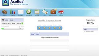 How to track your steps in Acellus
