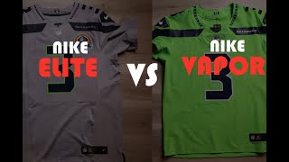 NFL Nike Elite vs Vapor Elite Football Jerseys  Full comparison