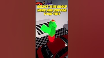 Roblox Fix It Up: How to Tint your car