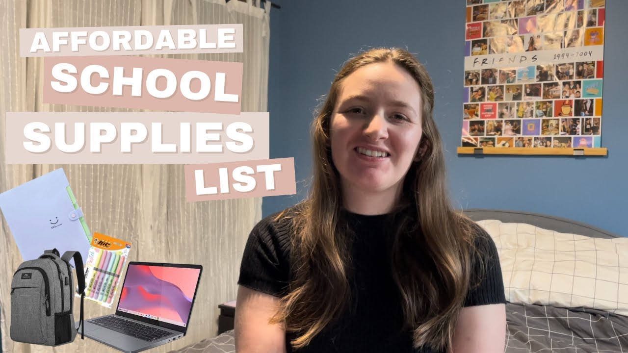 AFFORDABLE SCHOOL SUPPLIES LIST the only 10 items you need to stay on