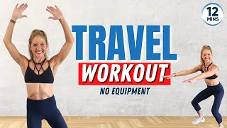 FULL BODY Travel workout No equipment (LOW IMPACT!) 💥
