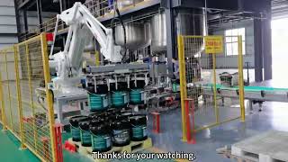 ABB Robotic Barrel Palletizing System