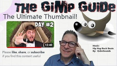 Gimp Lesson:  How to create awesome thumbnails with Gimp (and PowerPoint/Google Slides)