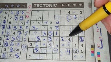 (#3377) Friday. Tectonic01 Sudoku puzzle. Bonus Extra edition. 09-10-2021 Extra part 3 of 3