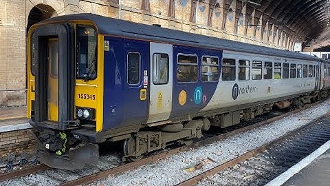 Class 155 Sprinter | 155345 | Northern | York | 12/03/23