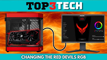 How To change The RGB on a Power Color Red Devil | Top3Tech