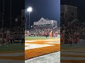Mercer runs into the tunnel up 23-0 at halftime