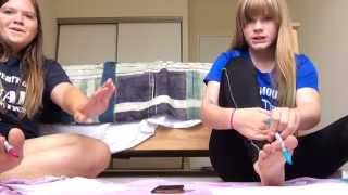 Foot Drawing Challenge Featuring Asia Aubin