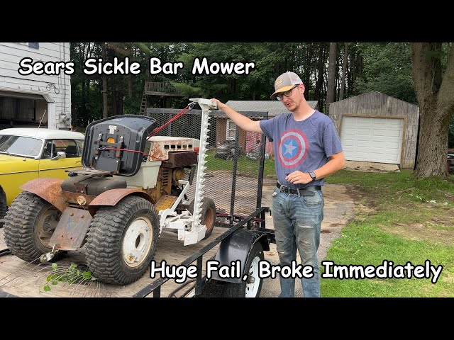 Buying Installing A Sears Sickle Bar Mower First Last Job I Do With This YouTube
