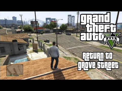 GTA V (GTA 5) - Return To Grove Street (20 Years On - San Andreas Comparison)